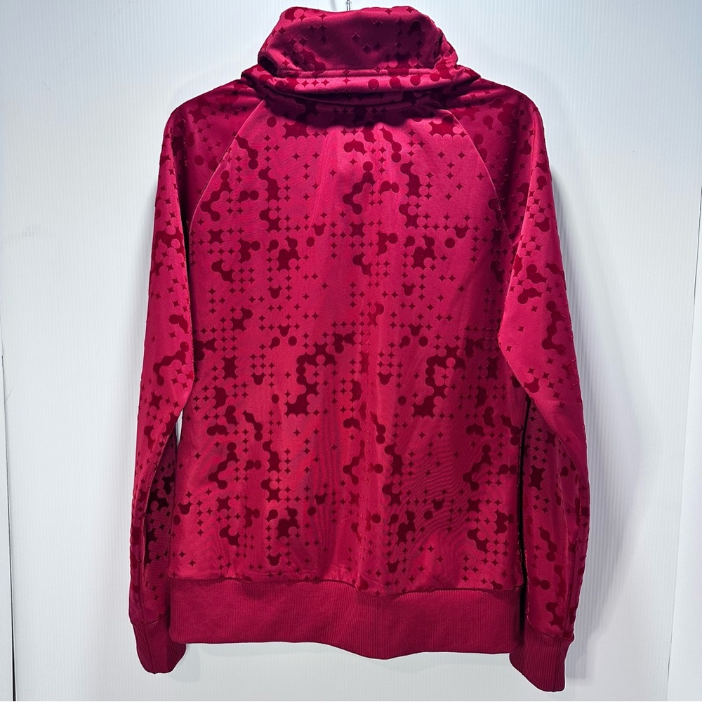 2/$15 Twik Jacket Sweater Women’s Size Large Long Sleeve Full Zip Raised Velvet - Picture 2 of 8